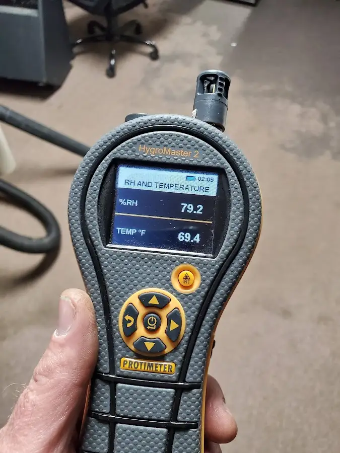 Moisture meter humidity assessment for Fire & Smoke Damage Restoration in Royal Kunia